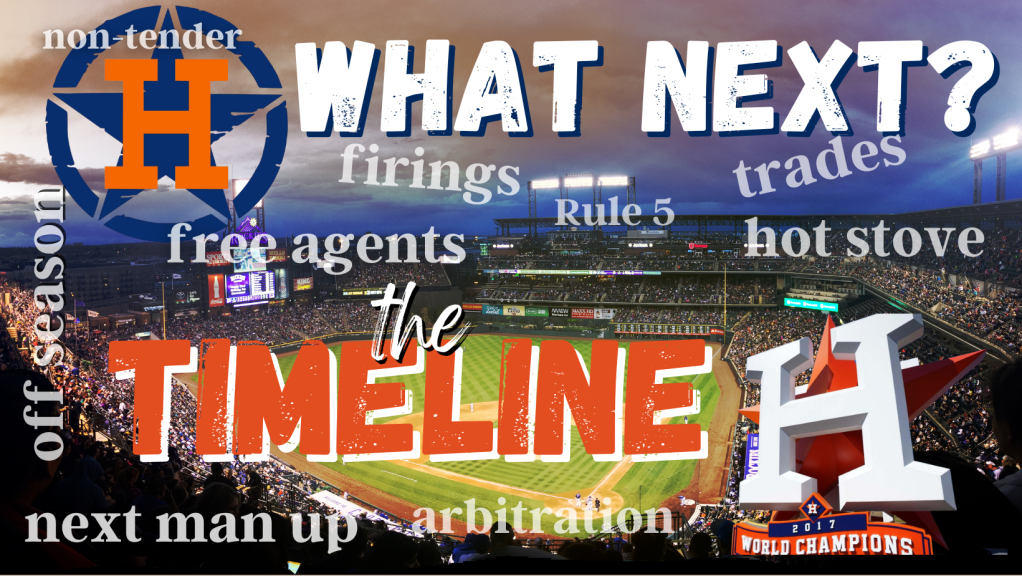 Astros’ off-season: The&nbsp;timeline