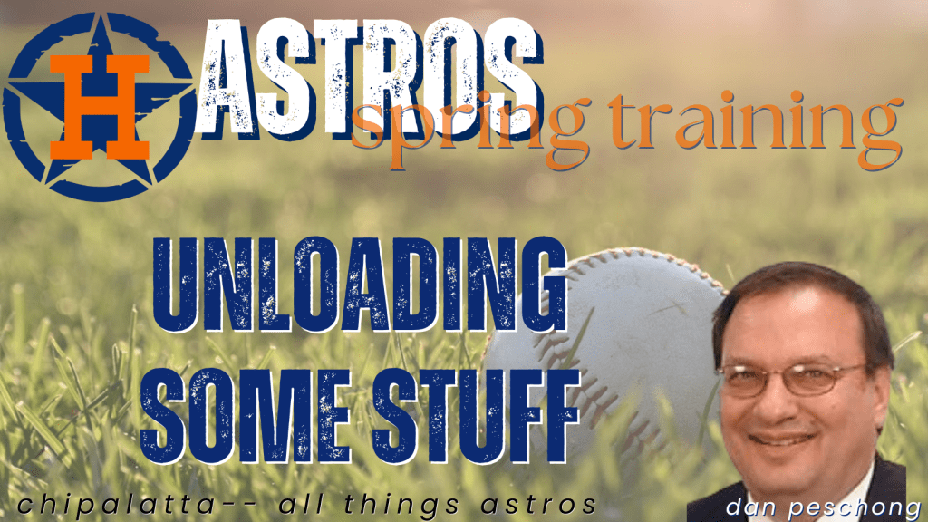 Astros’ spring training: Some&nbsp;stuff
