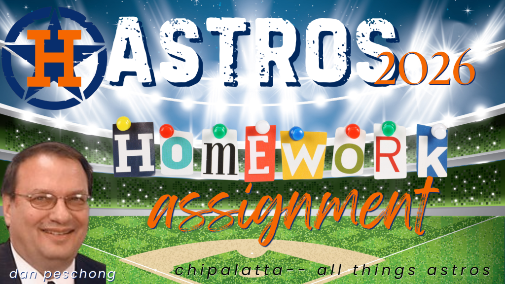 Homework assignment for Astros’&nbsp;fans